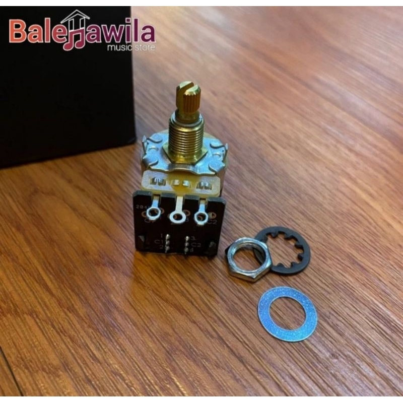 CTS PUSH PULL DPDT POT REG SPLIT SHAFT AUDIO TAPER CTS