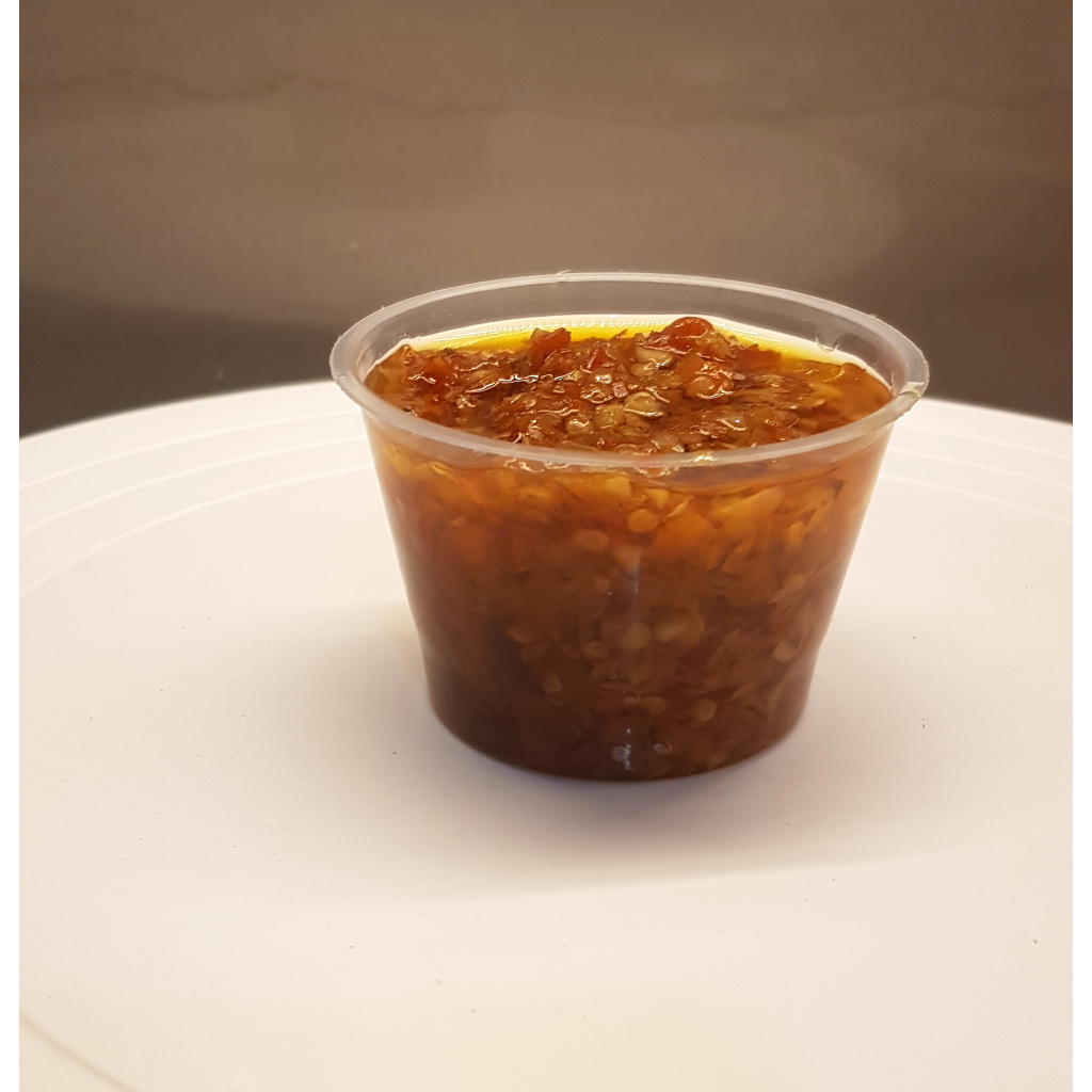 

SAMBAL BAWANG EXTRA 1 CUP/ SAMBAL SUPER PEDAS / SAMBAL PEDAS / SAMBAL BAWANG HOMEMADE