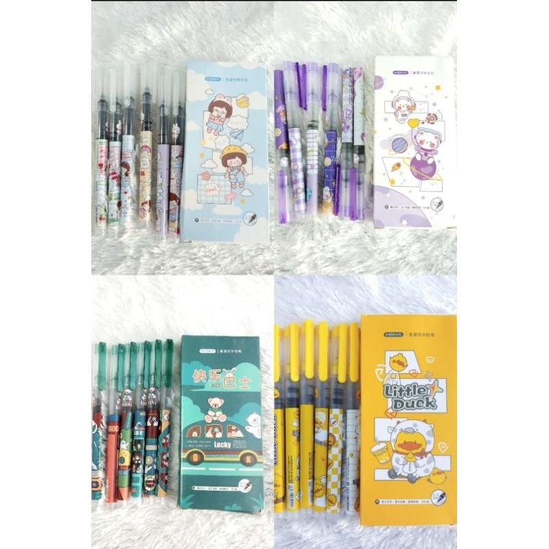 

Pulpen premium box isi 6pcs tinta hitam Bukan hapus 1box isi 6pcs Ready