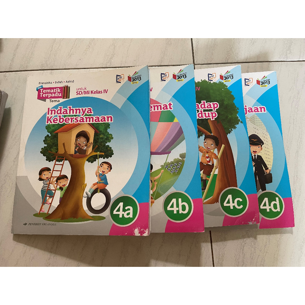 Tematik Terpadu 4A 4B 4C 4D Erlangga