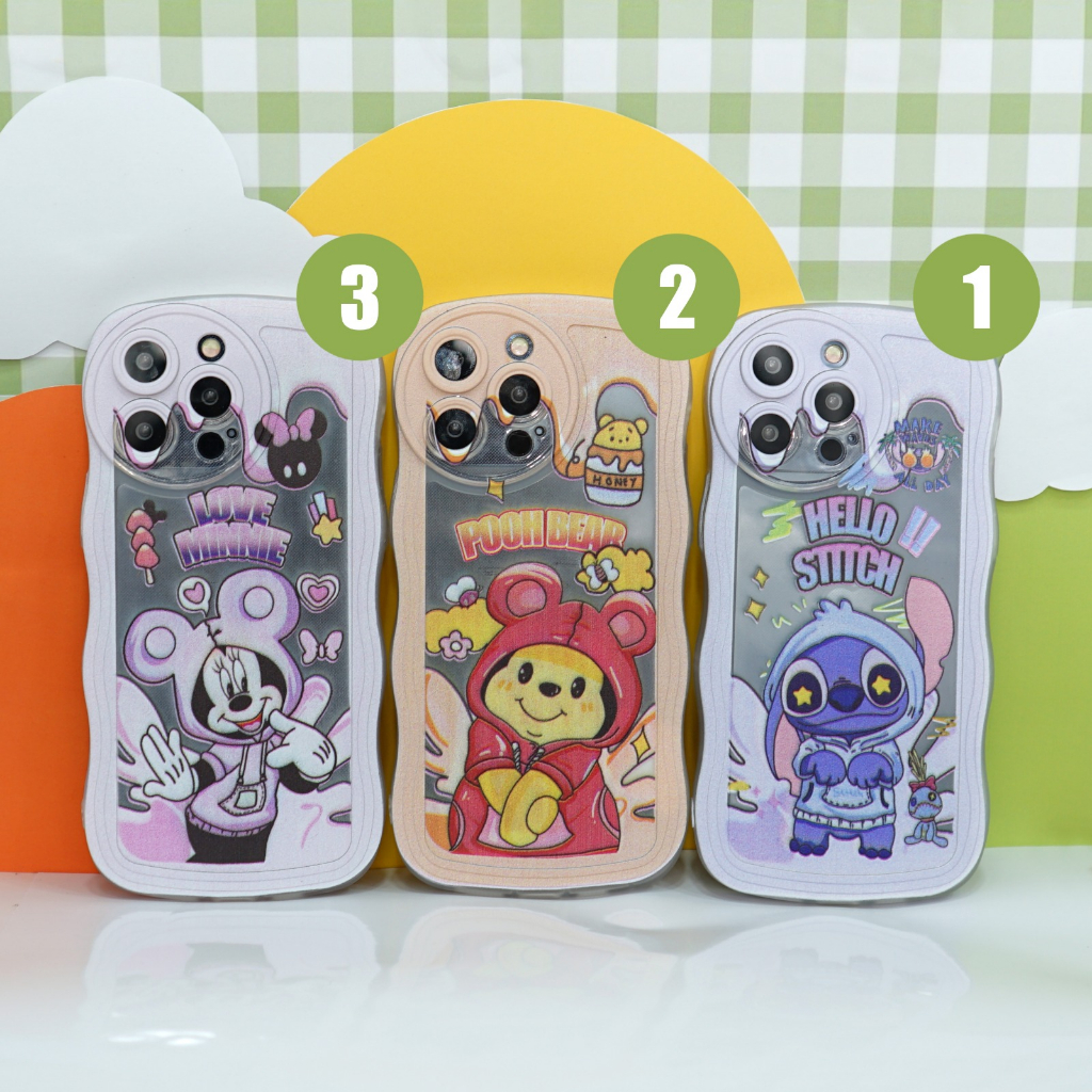 [GL05] CASE GELOMBANG FOR ALL TYPE OPPO/VIVO/SAMSUNG/XIAOMI/REALME/IPHONE/INFINIX - CASE CLEAR GELOM