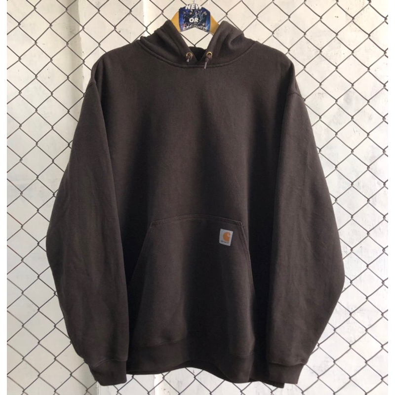 Pullover Hoodie Carhartt Dark Brown Original