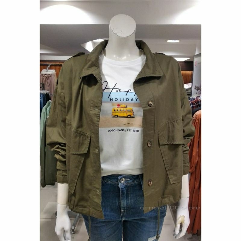 LOGO JEANS - Outer Wanita Logo Jeans Outer Wanita Model Terbaru