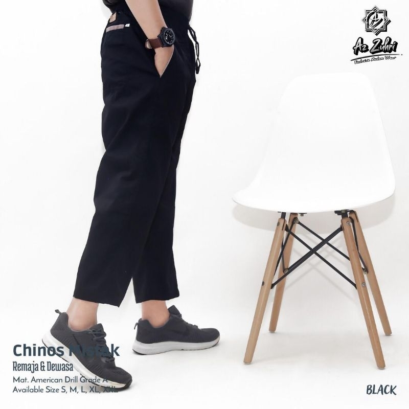 Celana Sirwal Chinos Dewasa Az-Zuhri / Celana Chino Jahit Mistak
