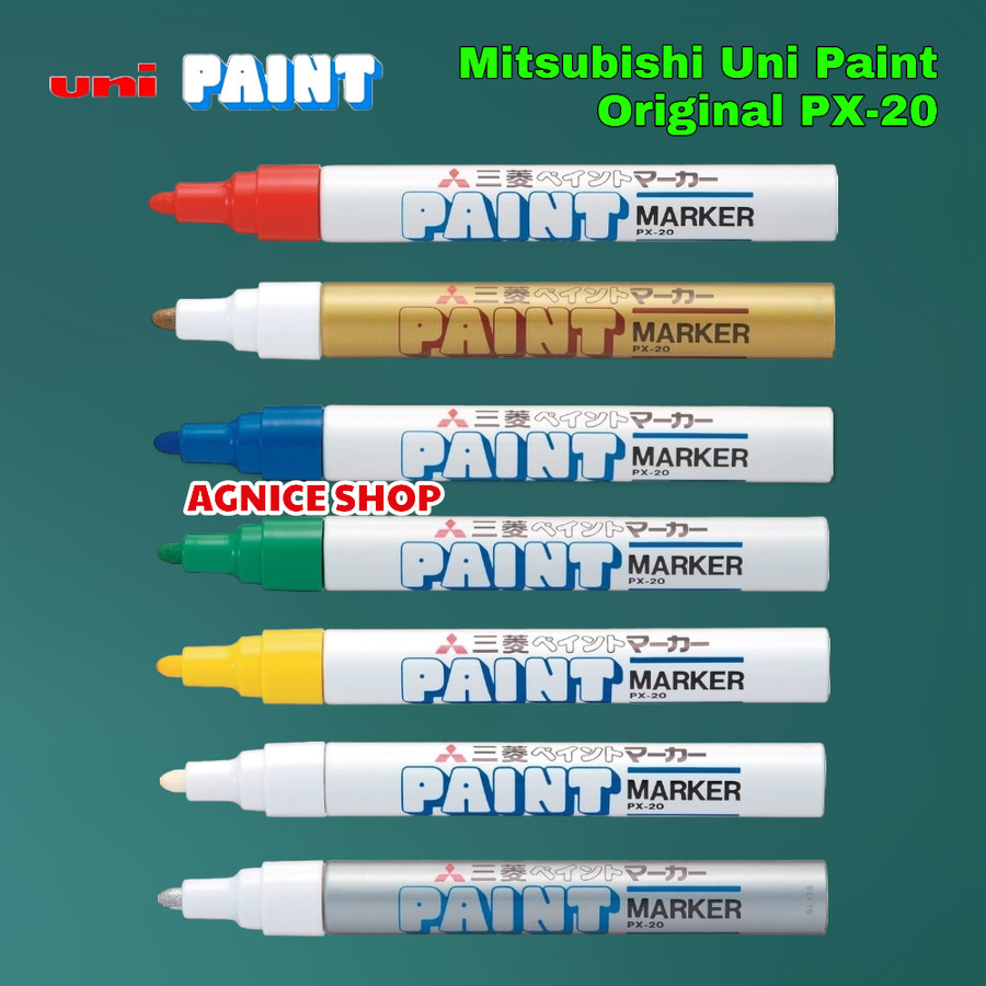 

H7Y UNI PAINT Marker Mitsubishi PX-20 Spidol Permanent Oil Based