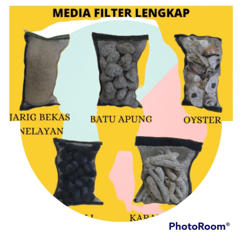 paket lengkap media filter kolam ikan koi