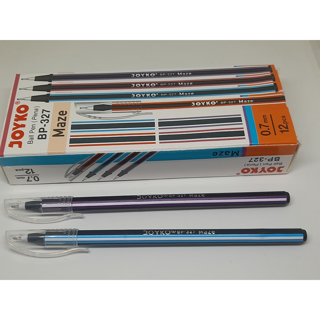 

PEN PULPEN JOYKO MAZE BP 327 0,7 MM HARGA 1 KOTAK ISI 12 PCS MURAH BEST SELLER