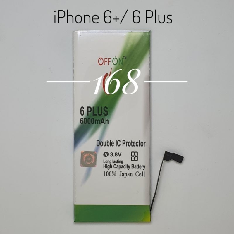 Baterai Batre Batrai Double Power Offon iPhone 6 Plus 6Plus 6+ Original Battery