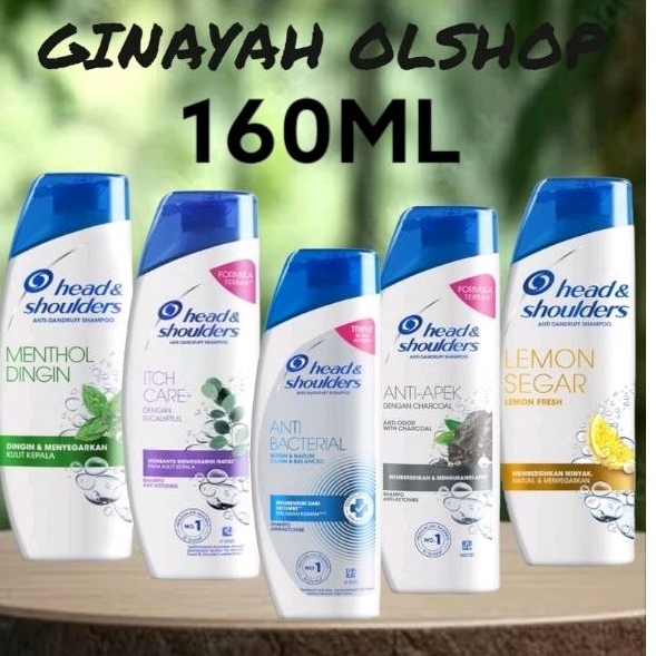 HEAD & SHOULDERS SHAMPOO 160ML