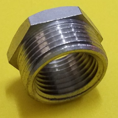 pengubah ukuran drat dalam 1/2" x drat luar 3/4" Verlop Ring Drat Luar Dalam 3/4 x 1/2