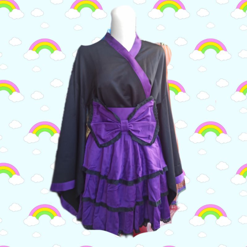 Waloli Yukata Loli Premium Bahan Tebal Halus Berat Cosplay Japan Kawaii Style