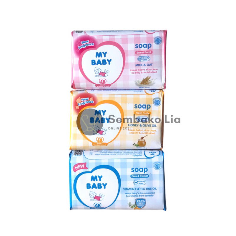 MY BABY Sabun Batang 60gr / My Baby Soap 60gr / Sabun My Baby