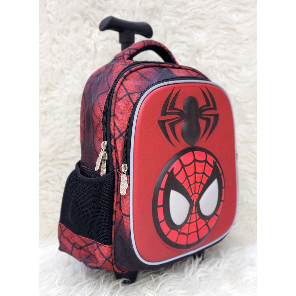 Troli Ransel Anak TK Import Spiderman Kualitas Premium H72013