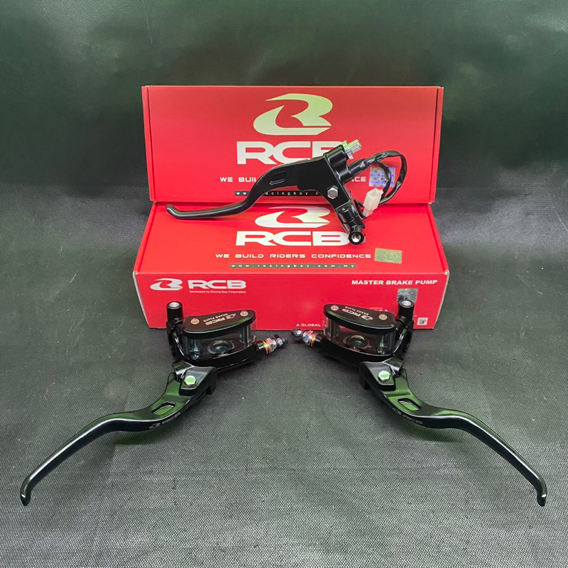 Master Rem Kanan Kiri Master Kopling Rem Belakang Matic Tromol RCB RACING Oval E2 Oval 14mm E3 Kotak