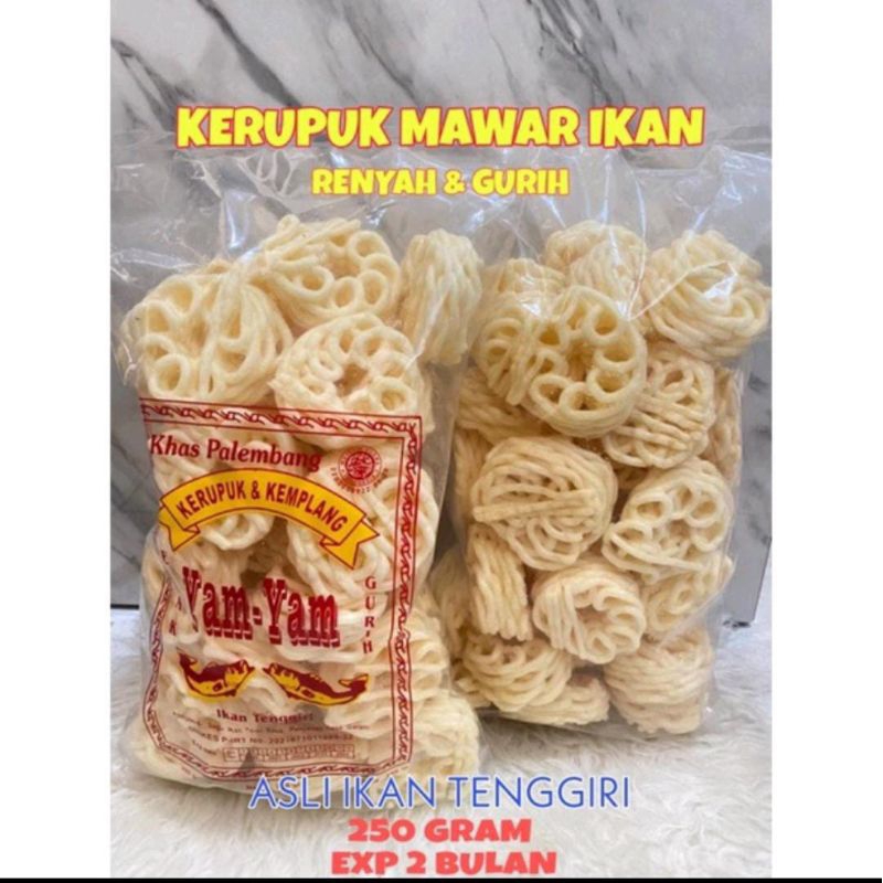

kerupuk mawar ikan berat 250gr