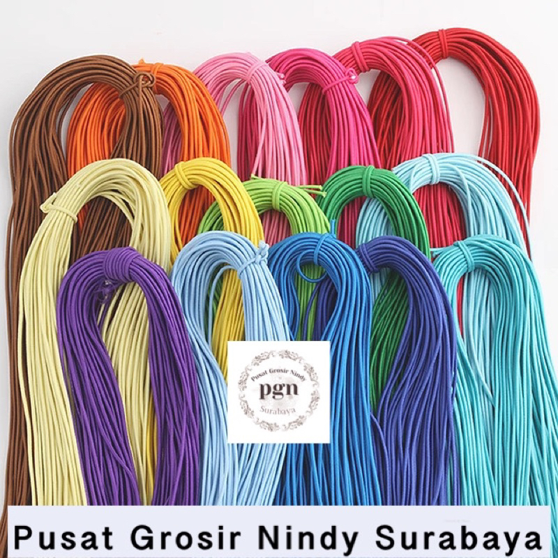 

25 YARD TALI KARET 1.5mm KT6 - TALI KARET ELASTIS