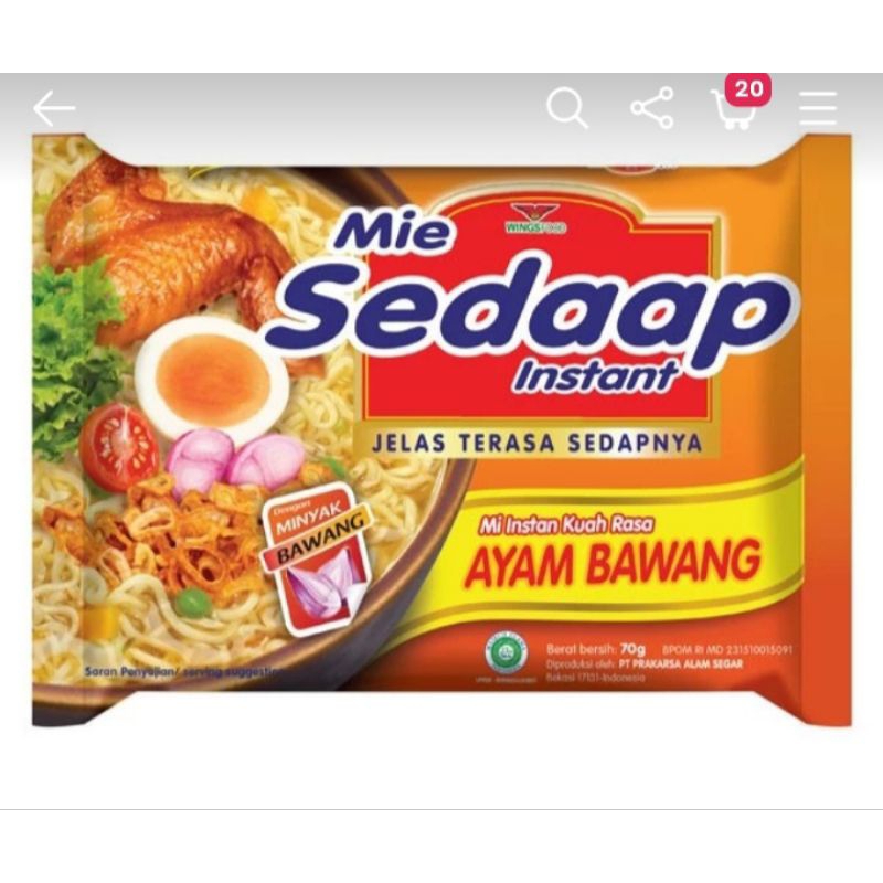 

mie sedaap ayam bawang