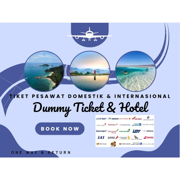 Dummy Ticket - Dummy Hotel - Tiket Fiktif - Tiket Palsu - Tiket Pesawat - Dummy Tiket - Dummy Invoic