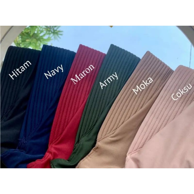 HIJAB BERGO HAMIDAH SIZE S M L DEWASA HIJAB INSTAN JERSEY PREMIUM (menutup dada)