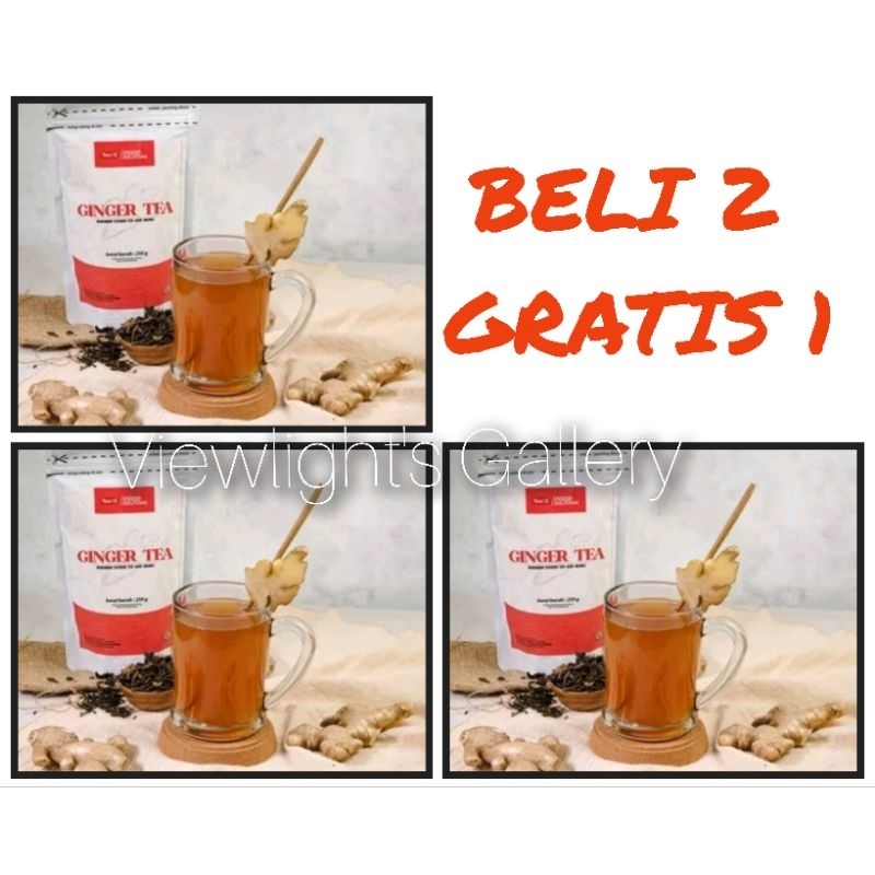 

PROMO HEMAT (isi 3 pouch) TEh JAhe Teh Ginger, Ginger tea Tong tji