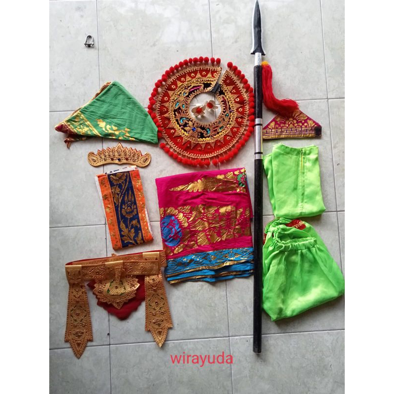 Kostum Tari Wirayudha / Tari Wirayuda / Tari Prajurit Bali / Kostum Prajurit / Kostum Tari Bali / Ki