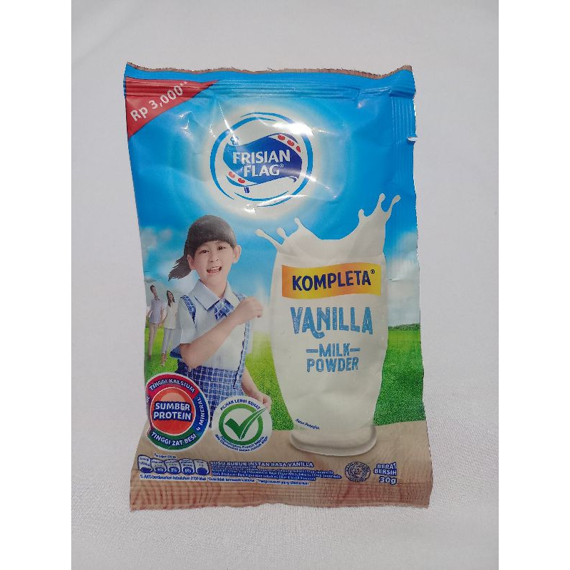 

FRISIAN FLAG KOMPLETA SUSU BUBUK VANILA SACHET 30g