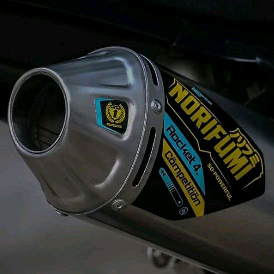 KNALPOT NORIFUMI ROKET 4 KOMPETISI PNP KLX150/BF CRF150L D-TRACKER & WR155R