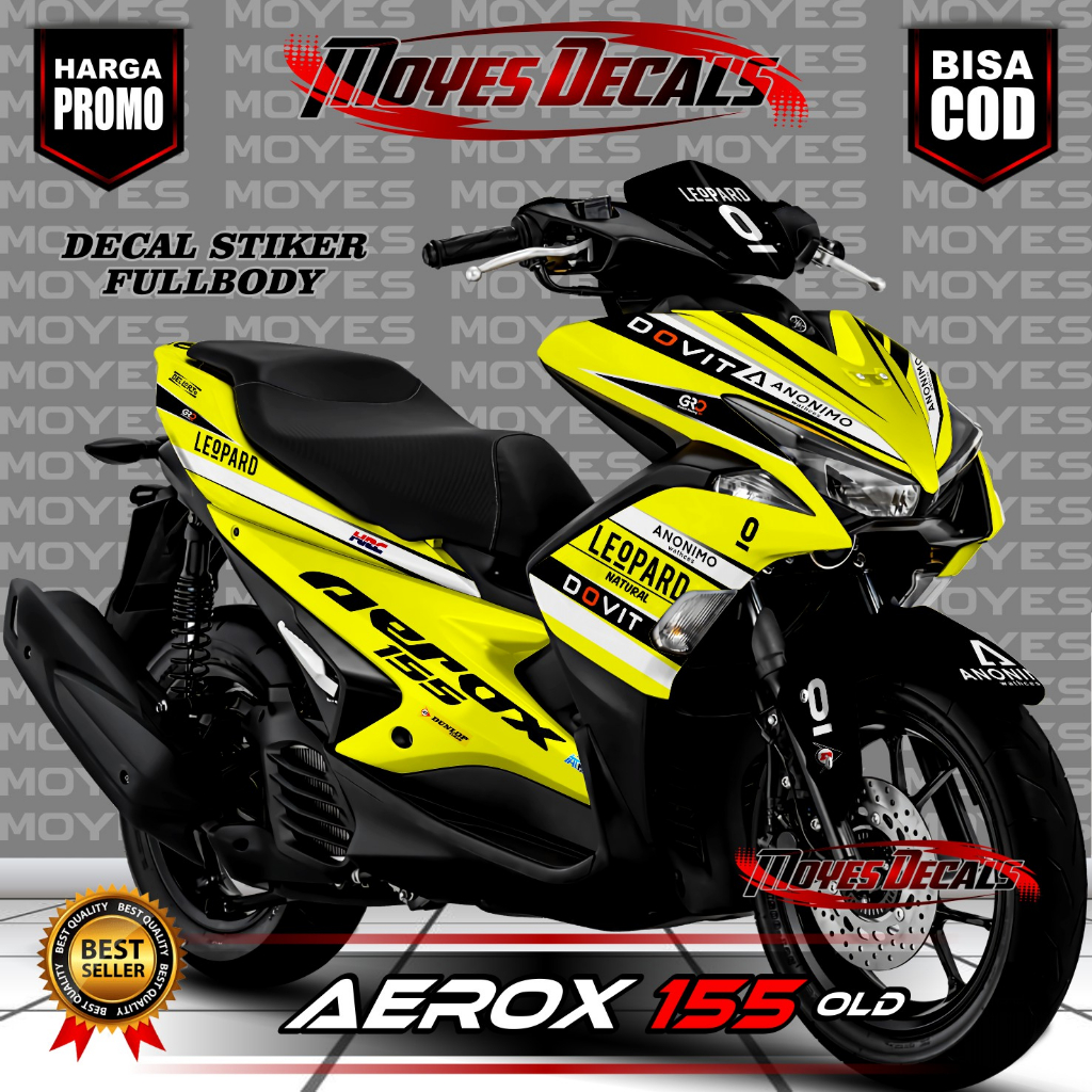 Decal Aerox Lama Full Body Stiker Aerox Lama Full Body Desain Baru LEOPARd!!!