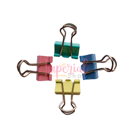 

Binder Clips 19mm 8555A Deli Warna Warni Pastel Klip Penjepit Kertas Lucu Imut