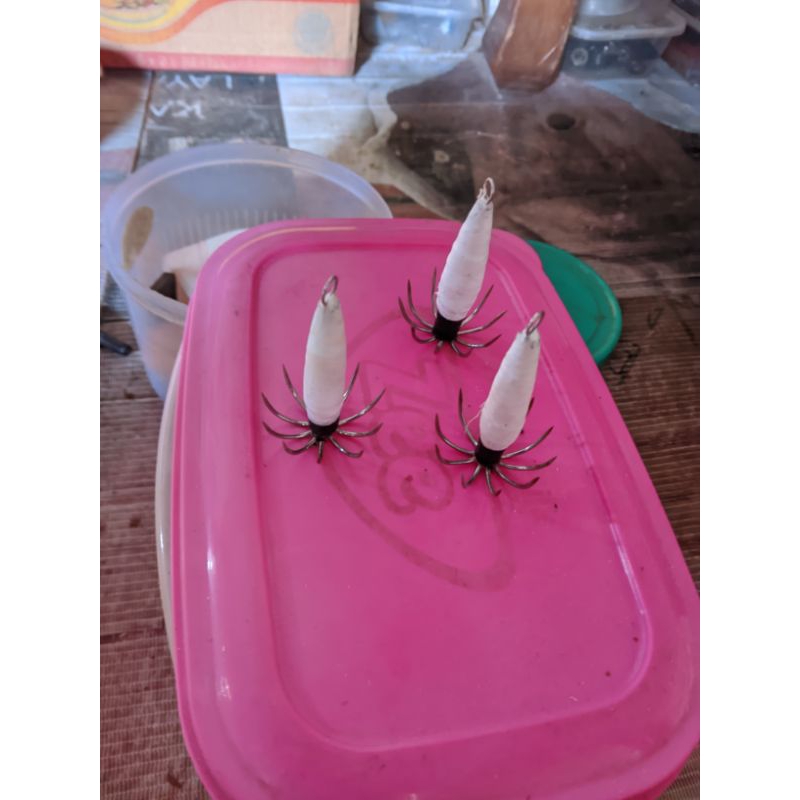 kail cumi // teflon cumi // umpan cumi 18 gram