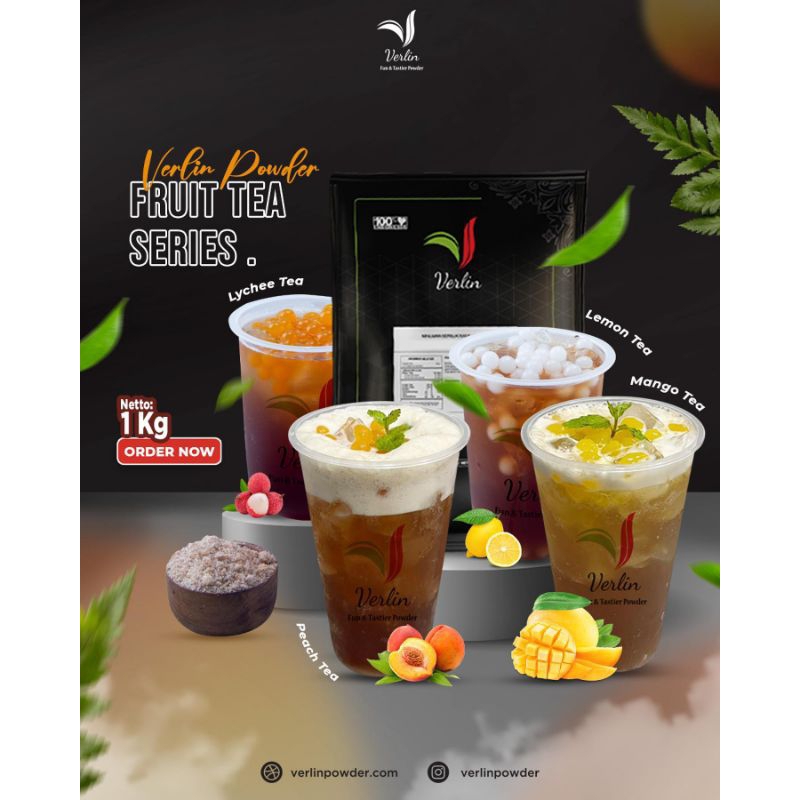 

1Kg Bubuk Minuman Verlin Varian Teh / Tea Series