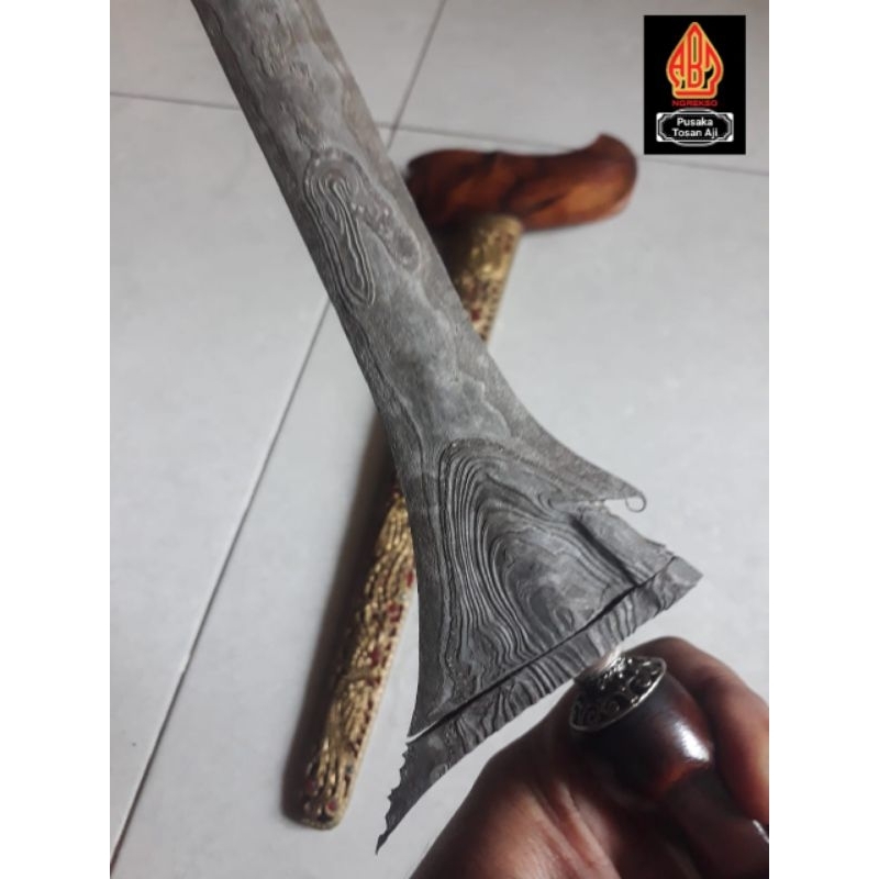 Pusaka Ageman Keris Sempaner PB X Pamor Tudung Satrio Original Istimewa