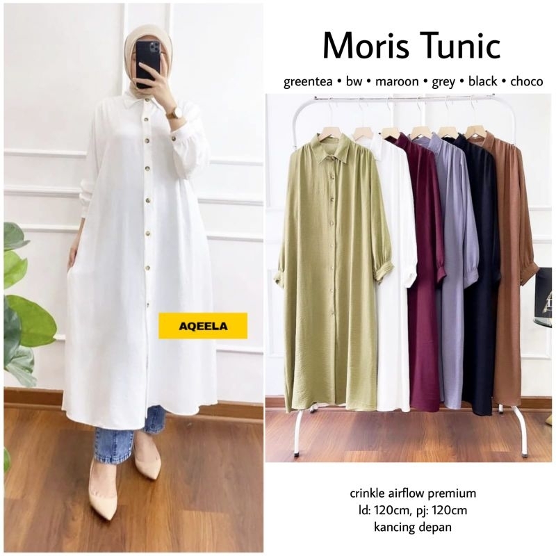 moris tunik original aqeela