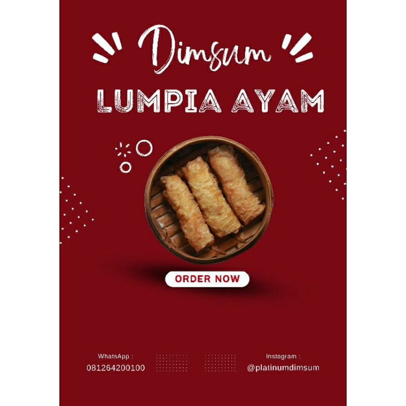 

DIMSUM MEDAN - LUMPIA AYAM KULIT TAHU FROZEN