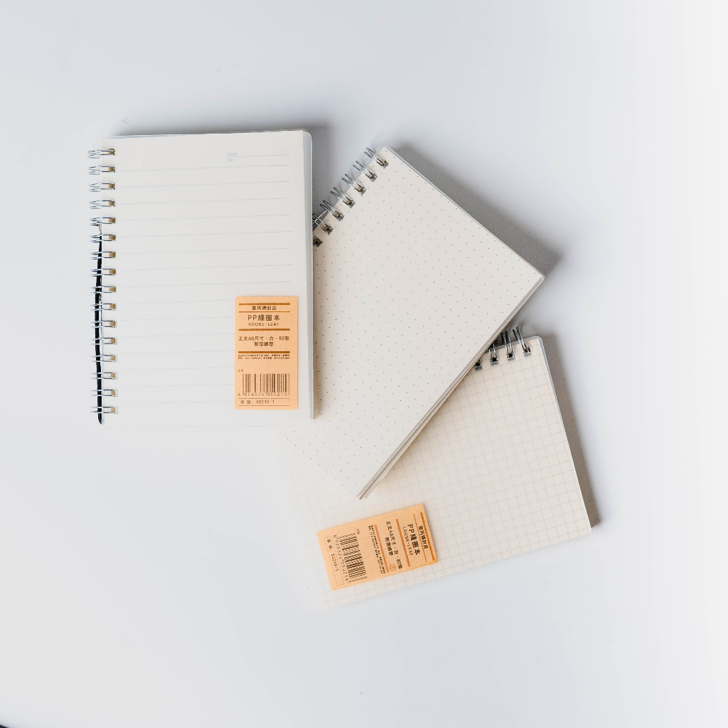 

[GET 2 Pcs] Buku Tulis Aesthetic Notebook Spiral dengan Cover Transparant A6 A_HOME