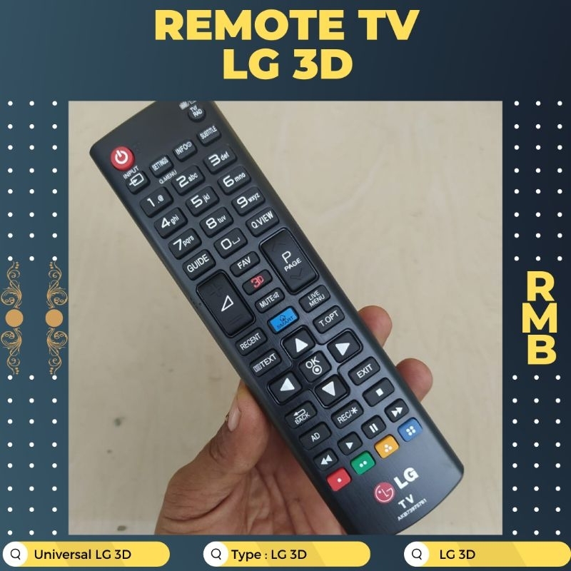 Remot Remote LG 3D TV LCD LED Plasma Smart TV 3D