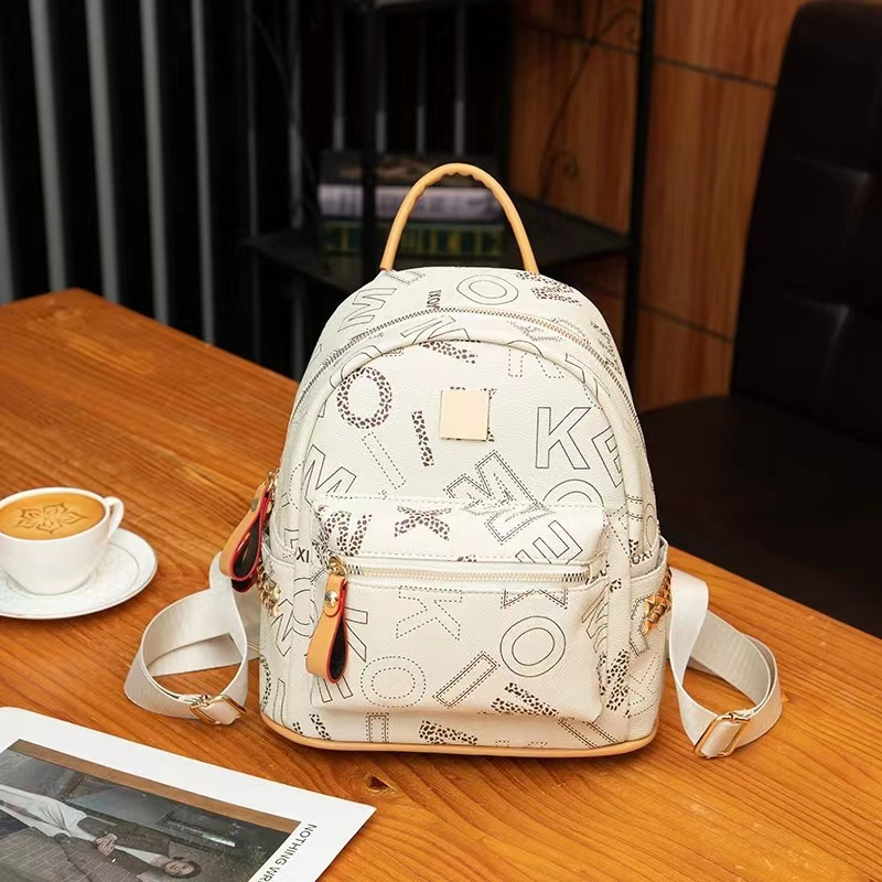 VCFGE Fashion Tas Ransel Wanita Backpack Cewek Barang Import Model Elegant Bahan Premium