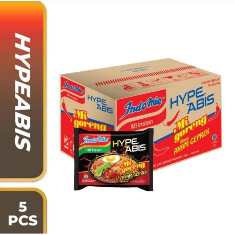 

1 Dus isi 40 Pcs - Indomie HypeAbis Ayam Geprek