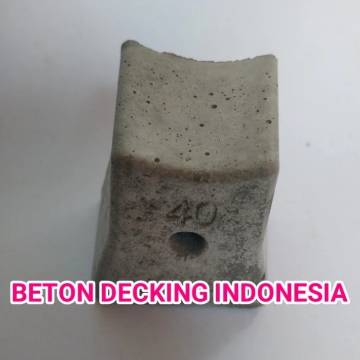 ECERAN - Beton Decking siap pakai 40mm 4cm - Tahu beton
