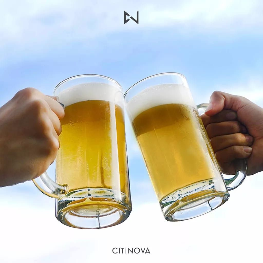 PROMO GELAS SET KACA CITINOVA DOMINGO 1 BOX ISI 6 PCS / GELAS KACA BESAR / GELAS KACA UKURAN 550 ML