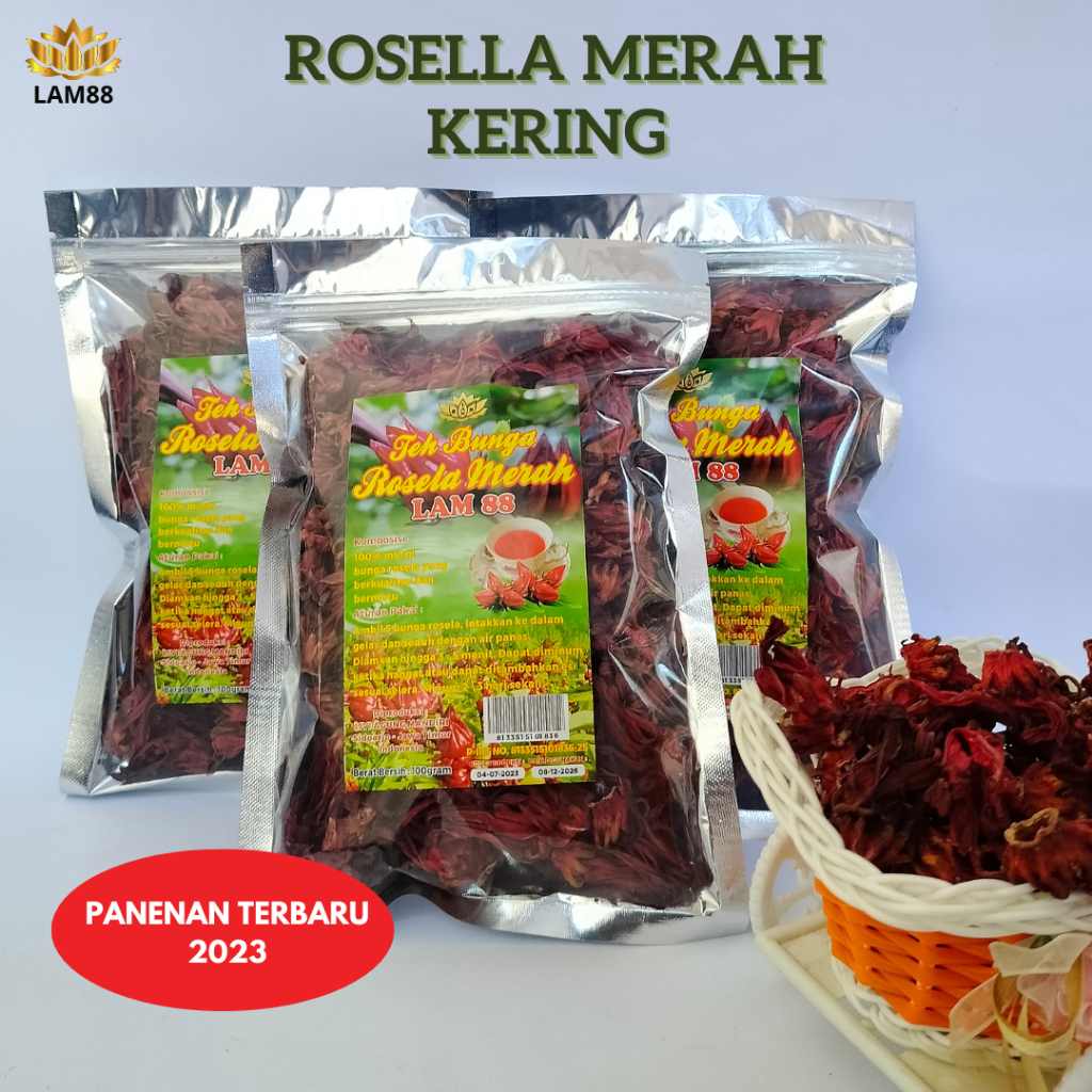 

ROSELLA MERAH KERING PREMIUM GRADE A