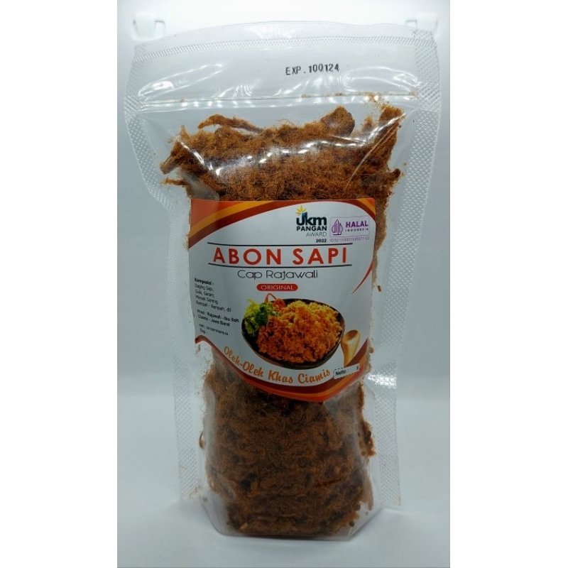 

Abon Sapi Asli Cap Rajawali Pedas 100gr