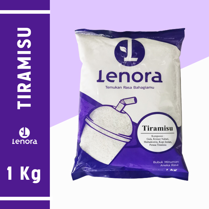 

LENORA Bubuk Minuman Tiramisu / Serbuk Minuman / Powder Drink Rasa Tiramisu kemasan 1 kg