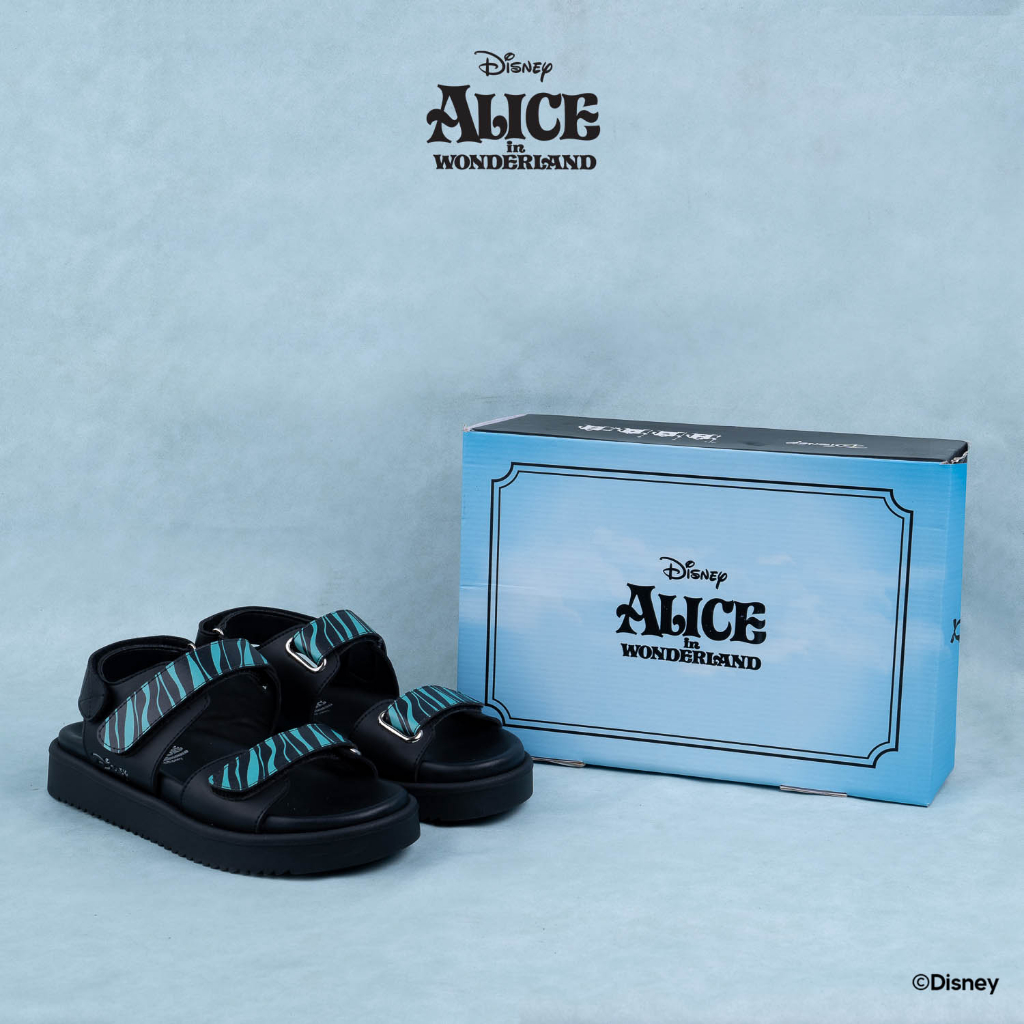 [PREMIUM LOKAL BRAND] KRONIKEL PROJECT // DISNEY ALICE SANDALS CAT BLACK