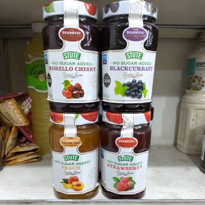 

stute jam 430gr no added sugar