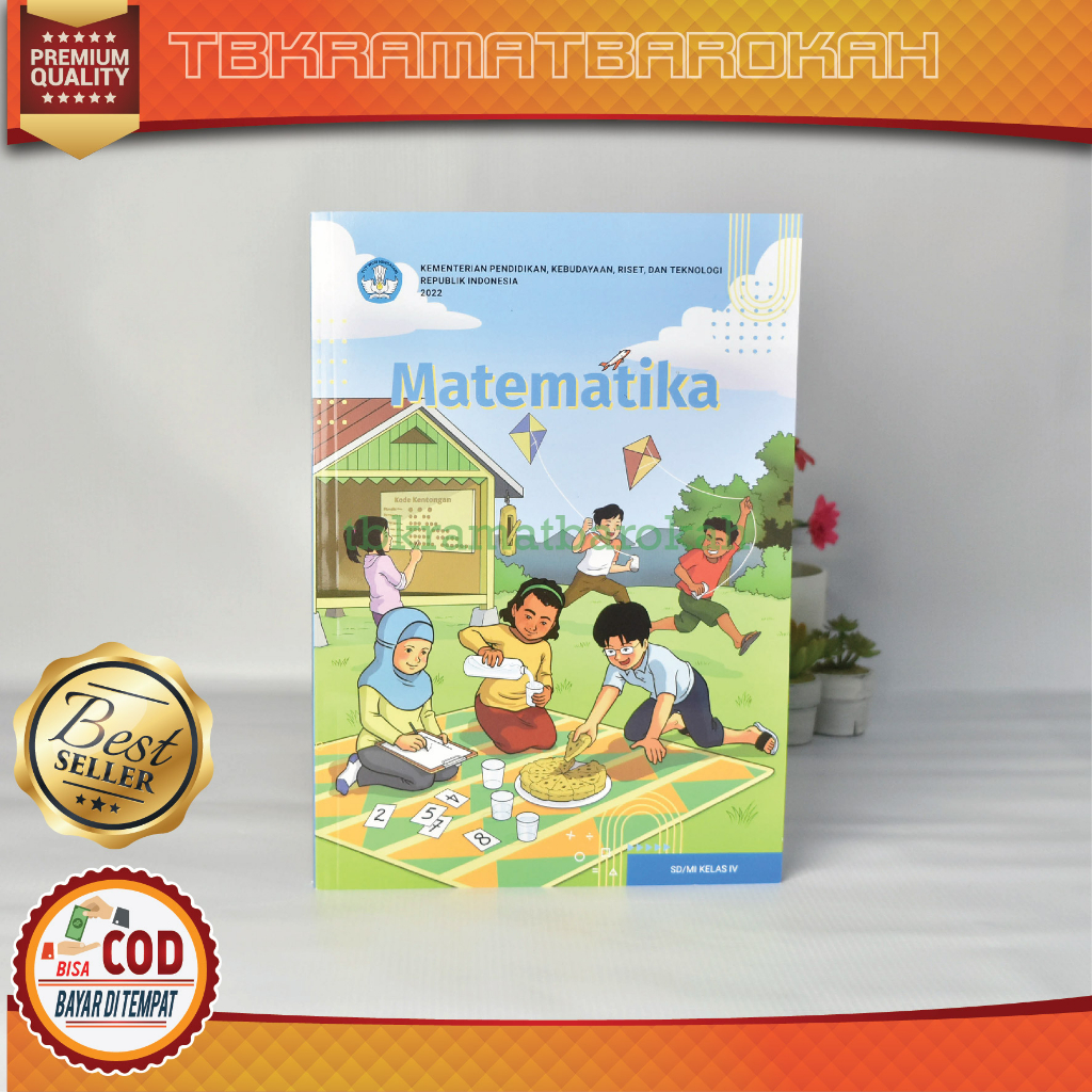 COD - Buku Pelajaran Siswa SD/MI Kelas 4 IV Mapel MATEMATIKA BARU MTK Kurikulum Merdeka Kurikulum Pe
