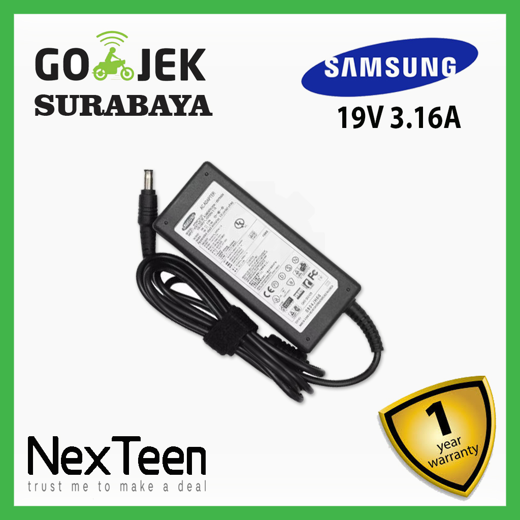 Charger Laptop Samsung NP300E4X NP275E4V NP355E4X NP270E4V RV413 NP355V4X ORIGINAL