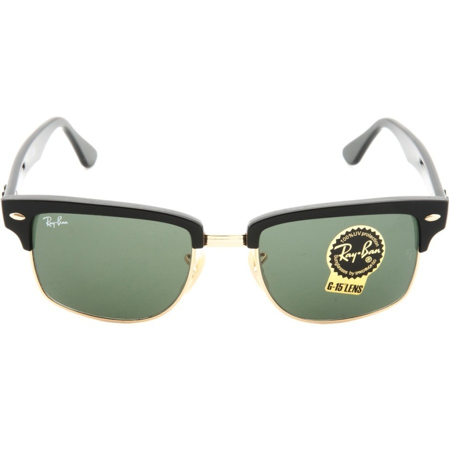 ORIGINAL KACAMATA RAYBAN CLUBMASTER SQUARE BLACK GOLD