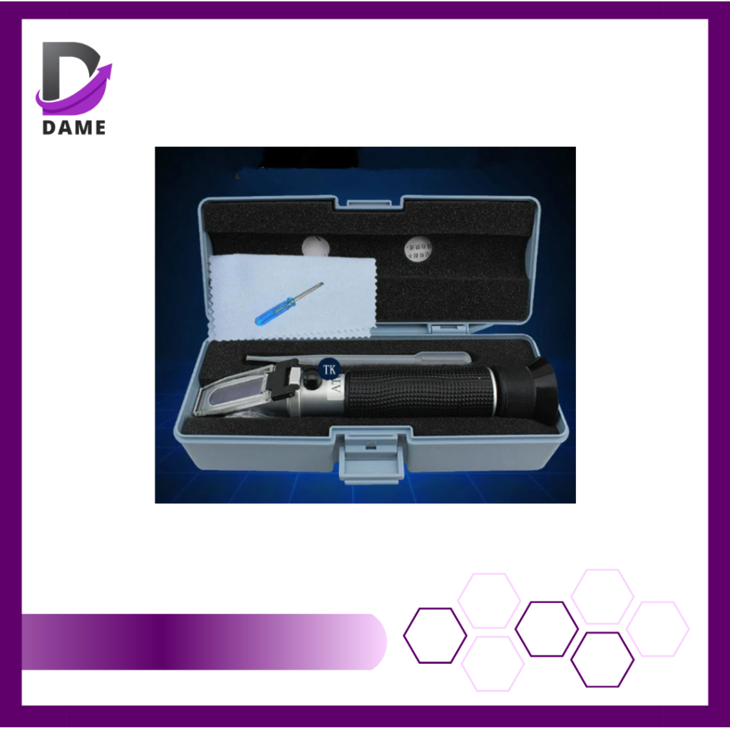 Refractometer Anggur Baume Meter Brix Meter 0-20 Baume 0-25 ATC