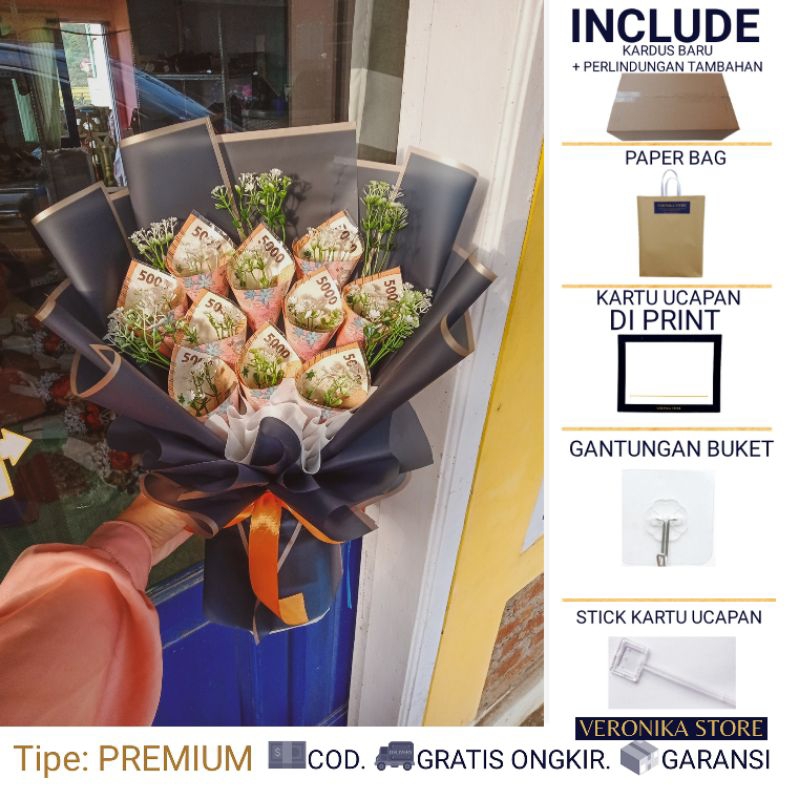 BUKET UANG HALAL NON RIBA – BARIHAH - BUCKET UANG  - MONEY BOUQUET ULANG TAHUN - BUKET JAJANAN BUKET